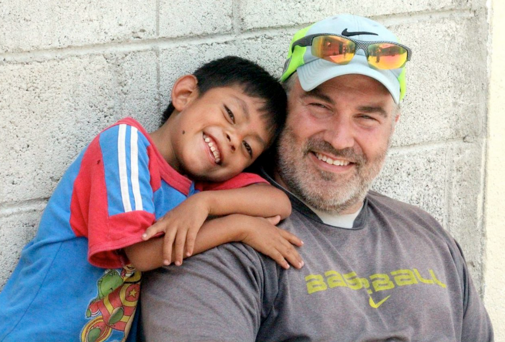 Chris Wenzler on an immersion trip to Guatemala in 2016.